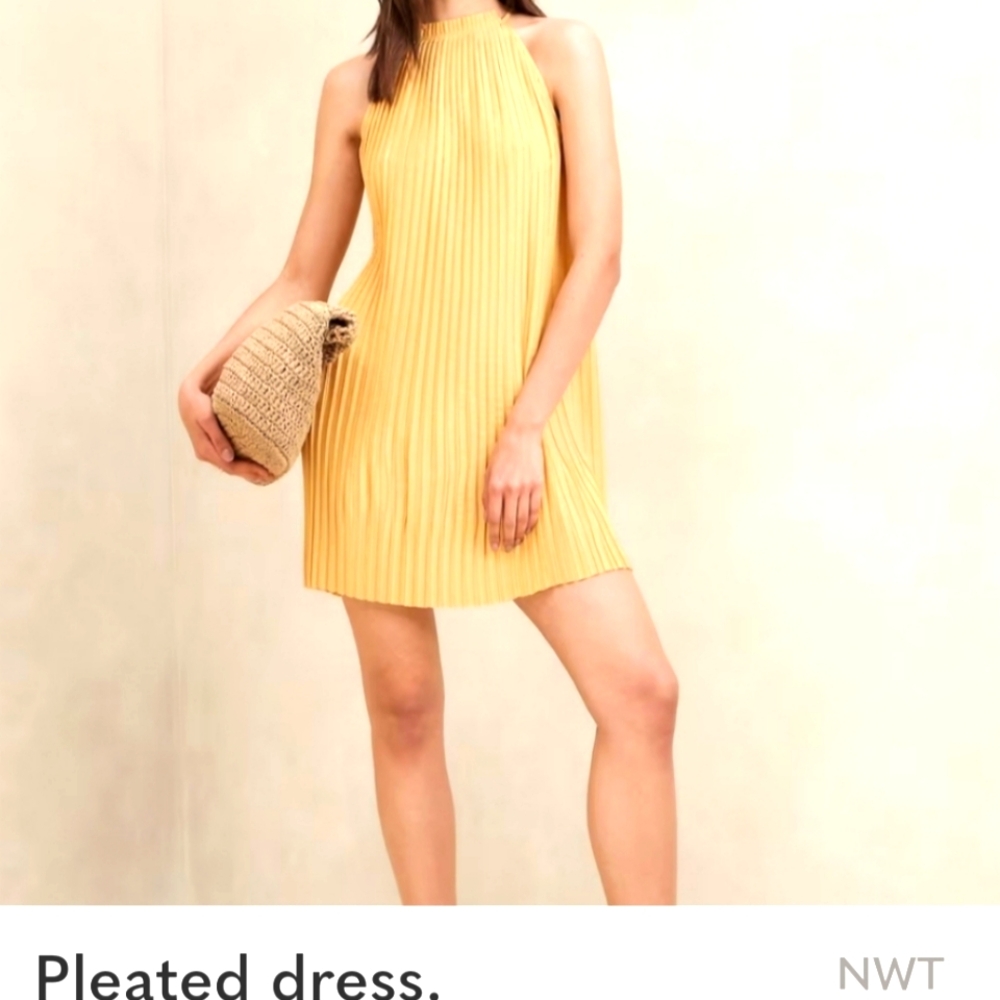 Pleated dress.